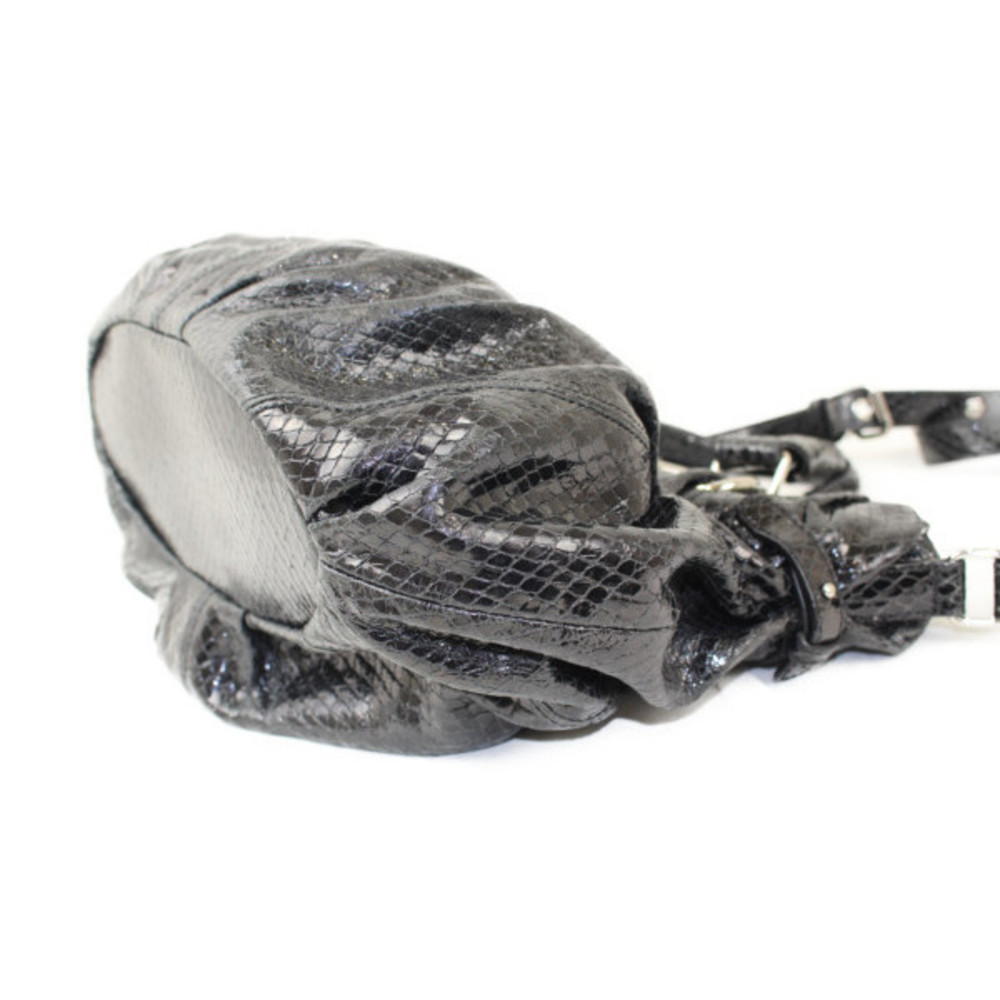 Celine Pillow Small Python Embossed Black - image 3